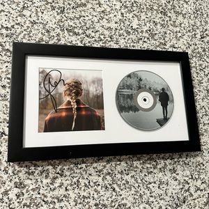 Taylor Swift signed evermore CD